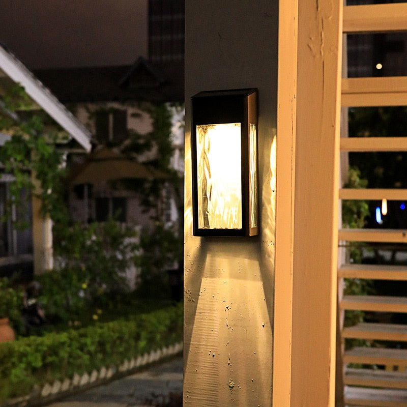 SolarGlow - Outdoor Wall LED Lamp With Solar