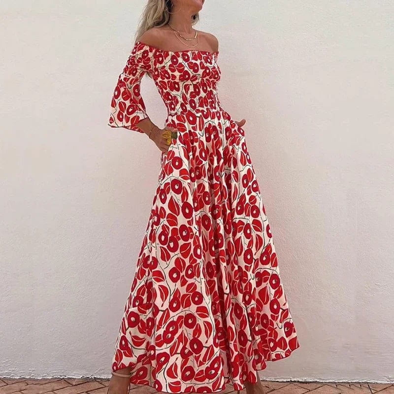 Rouge Romantic Maxi Dress