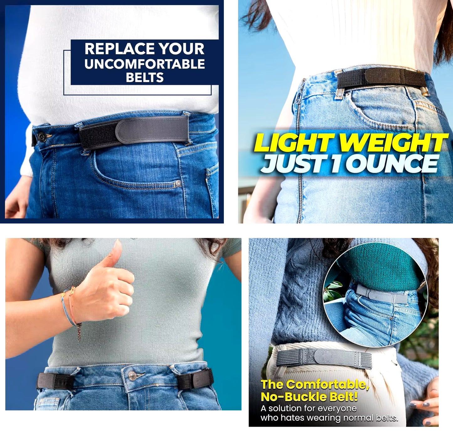 BeltFREE™ Unisex Adjustable Belt (Buy 1 Get 1 Free)