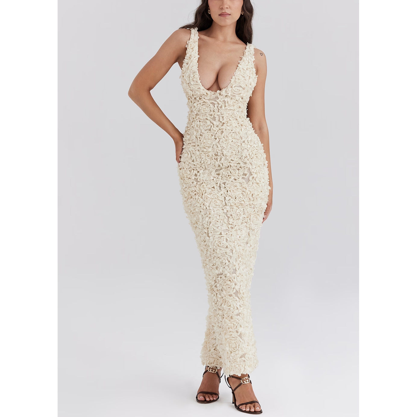 Natalia - Flower Maxi Dress