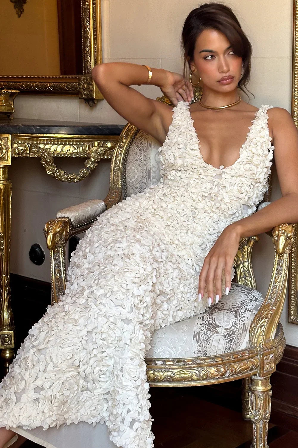 Natalia - Flower Maxi Dress
