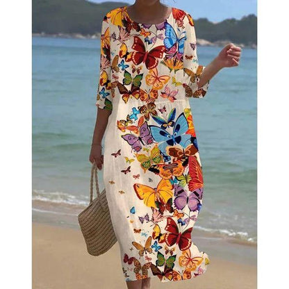 Brigitte - Joyful Floral Dress