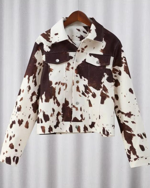 Emilia™ Cow Print Jacket