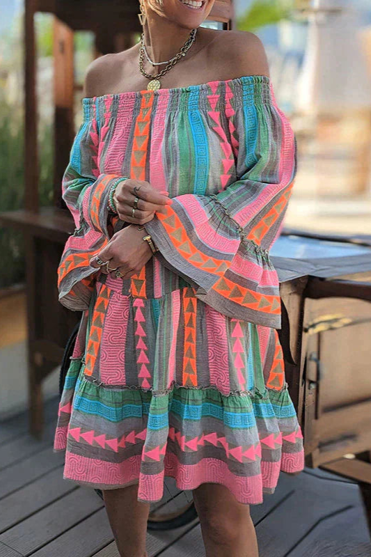 Charlotte - Off Shoulder Midi Dress