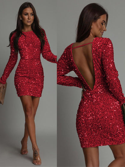 The Glamour Cocktail Mini Dress