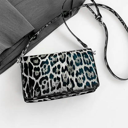 Leopard Pattern Crossbody Bag