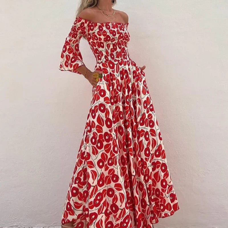 Rouge Romantic Maxi Dress