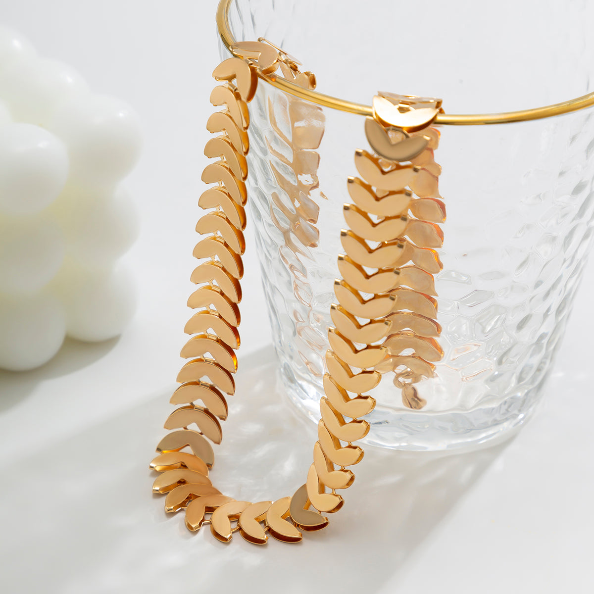 Golden Cascade Choker