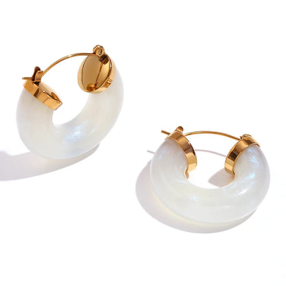 Ethereal Glow Hoop Earrings