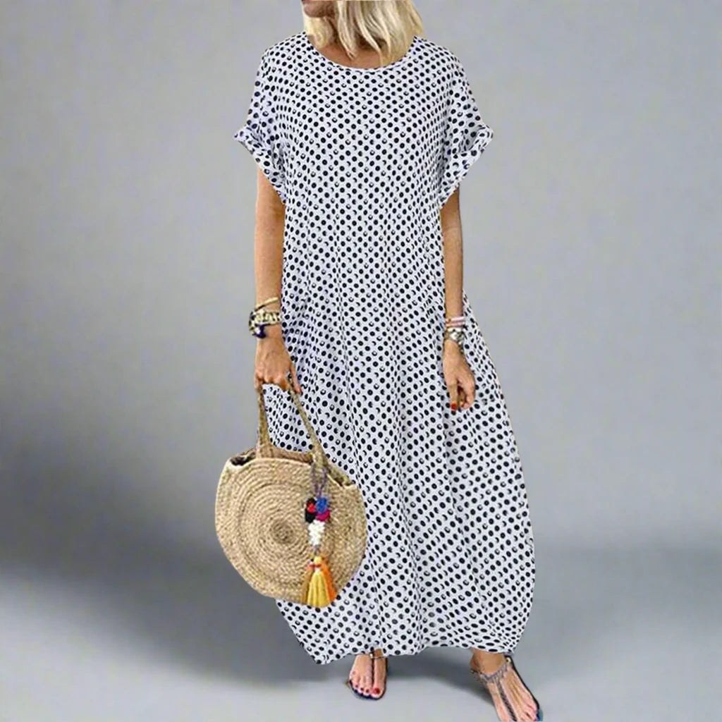 Polkadot Spring/Summer Maxi Dress