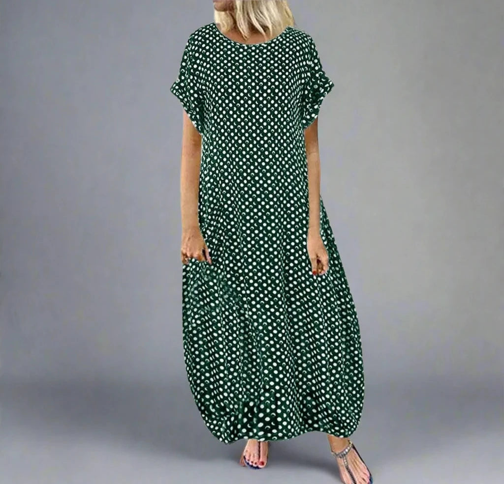 Polkadot Spring/Summer Maxi Dress