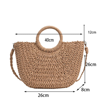 Melbourne Handmade Woven Straw Bag