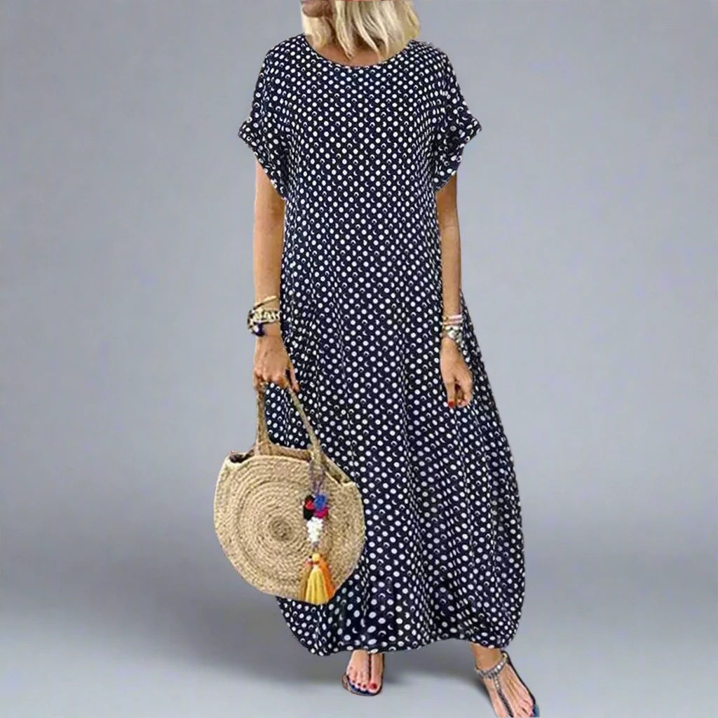 Polkadot Spring/Summer Maxi Dress