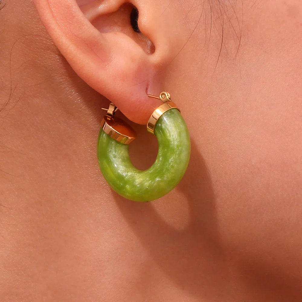 Ethereal Glow Hoop Earrings