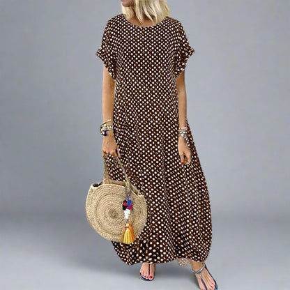 Polkadot Spring/Summer Maxi Dress