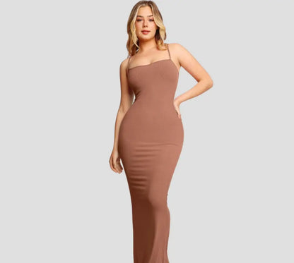 Maxi Dress With Built in Shapewear