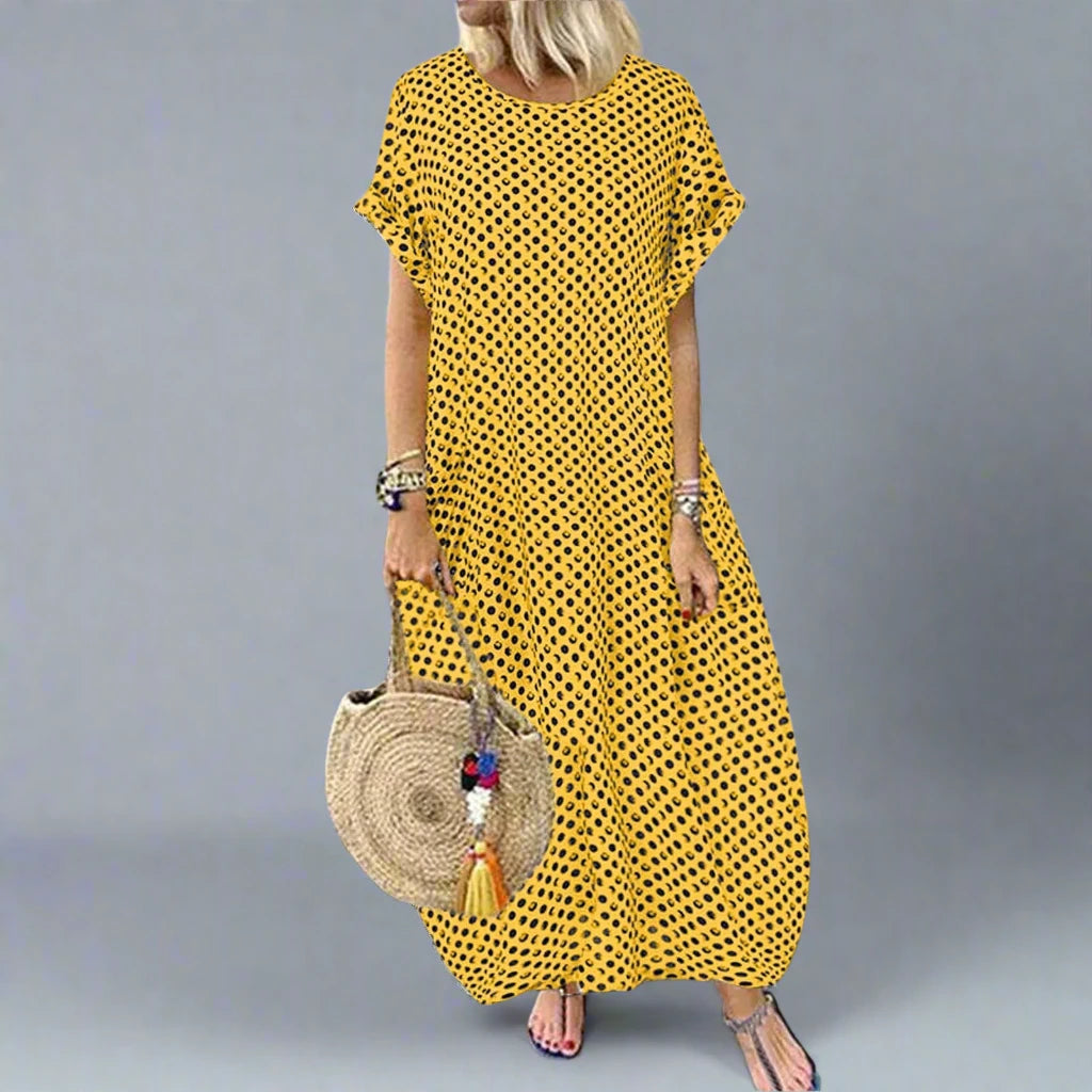 Polkadot Spring/Summer Maxi Dress