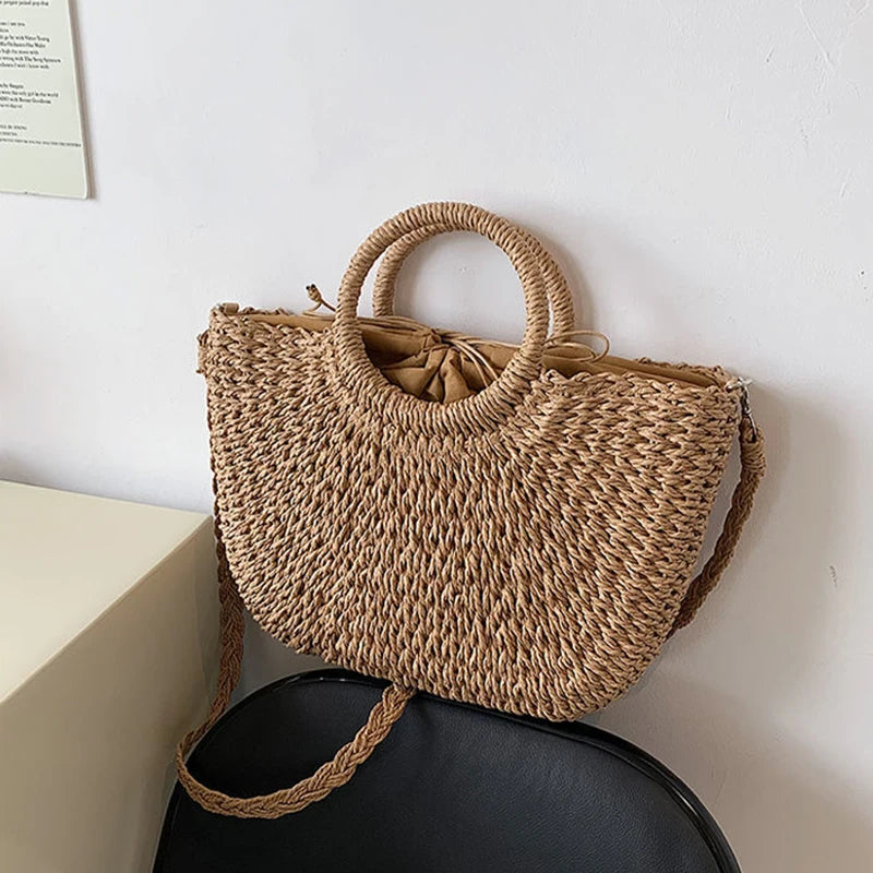 Melbourne Handmade Woven Straw Bag