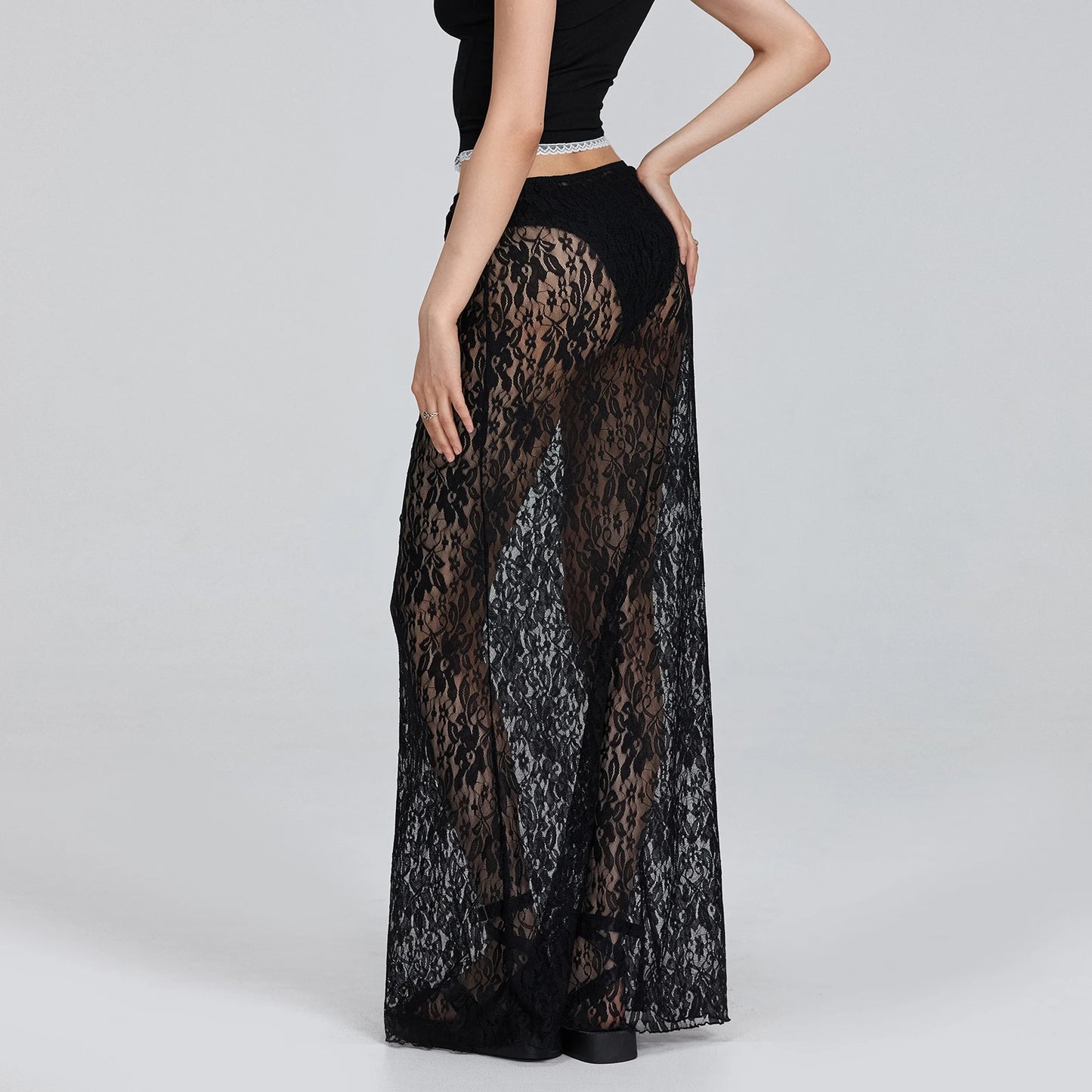 Summer Lace Long Skirt