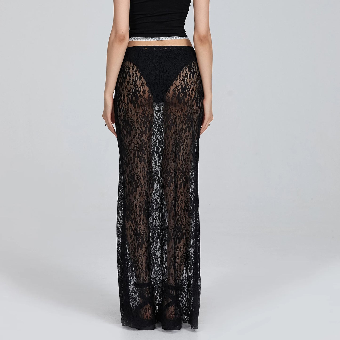 Summer Lace Long Skirt