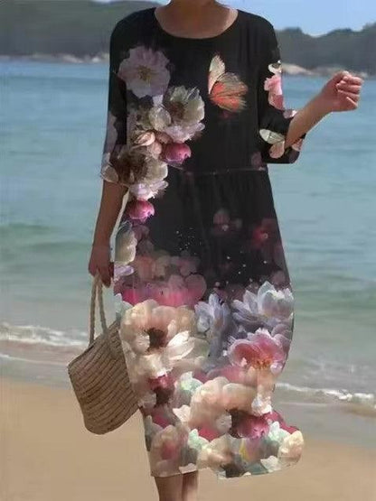 Brigitte - Joyful Floral Dress