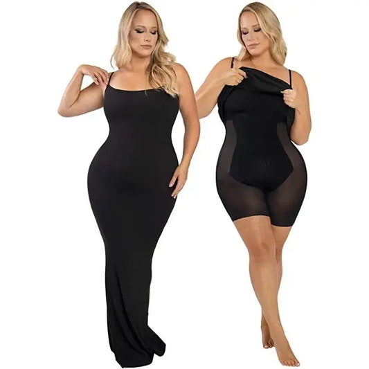 Maxi Dress With Built in Shapewear