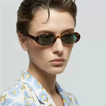 Vintage Fashion Oval Sunglasses UV400