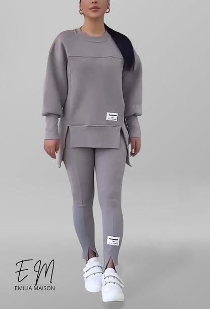 Emilia's Casual Sweatshirt Leggings Set